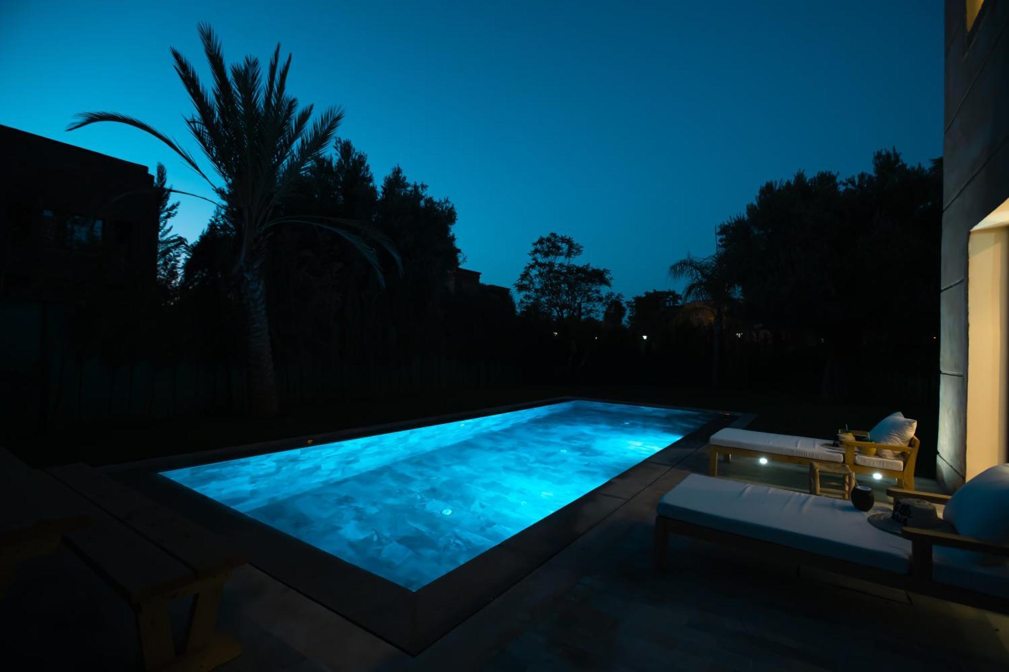 Villa Oasis Private Pool Secure Complex Marrakesh Bagian luar foto