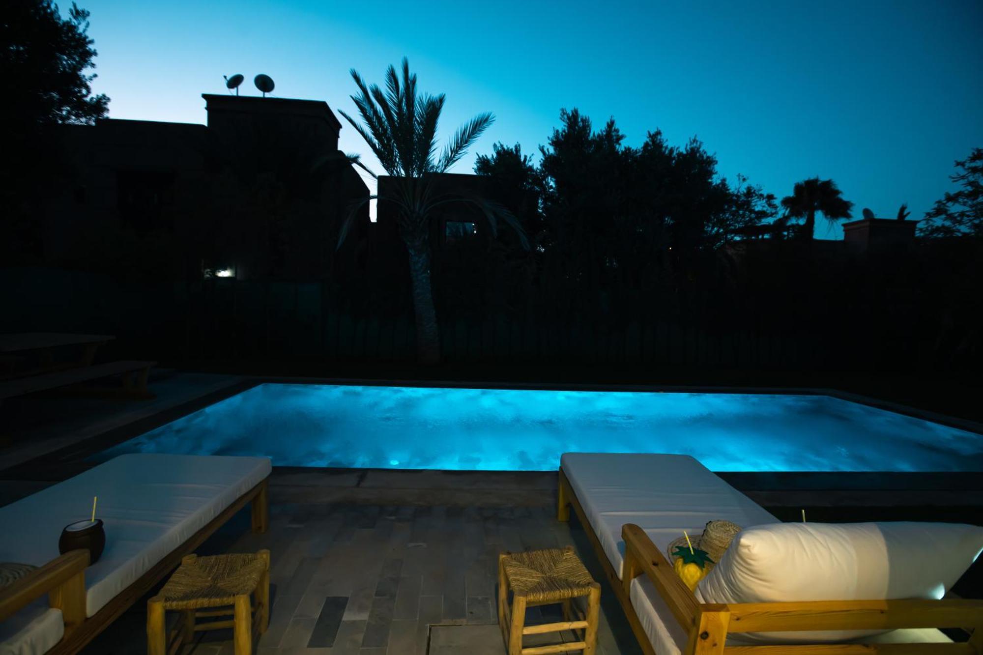 Villa Oasis Private Pool Secure Complex Marrakesh Bagian luar foto