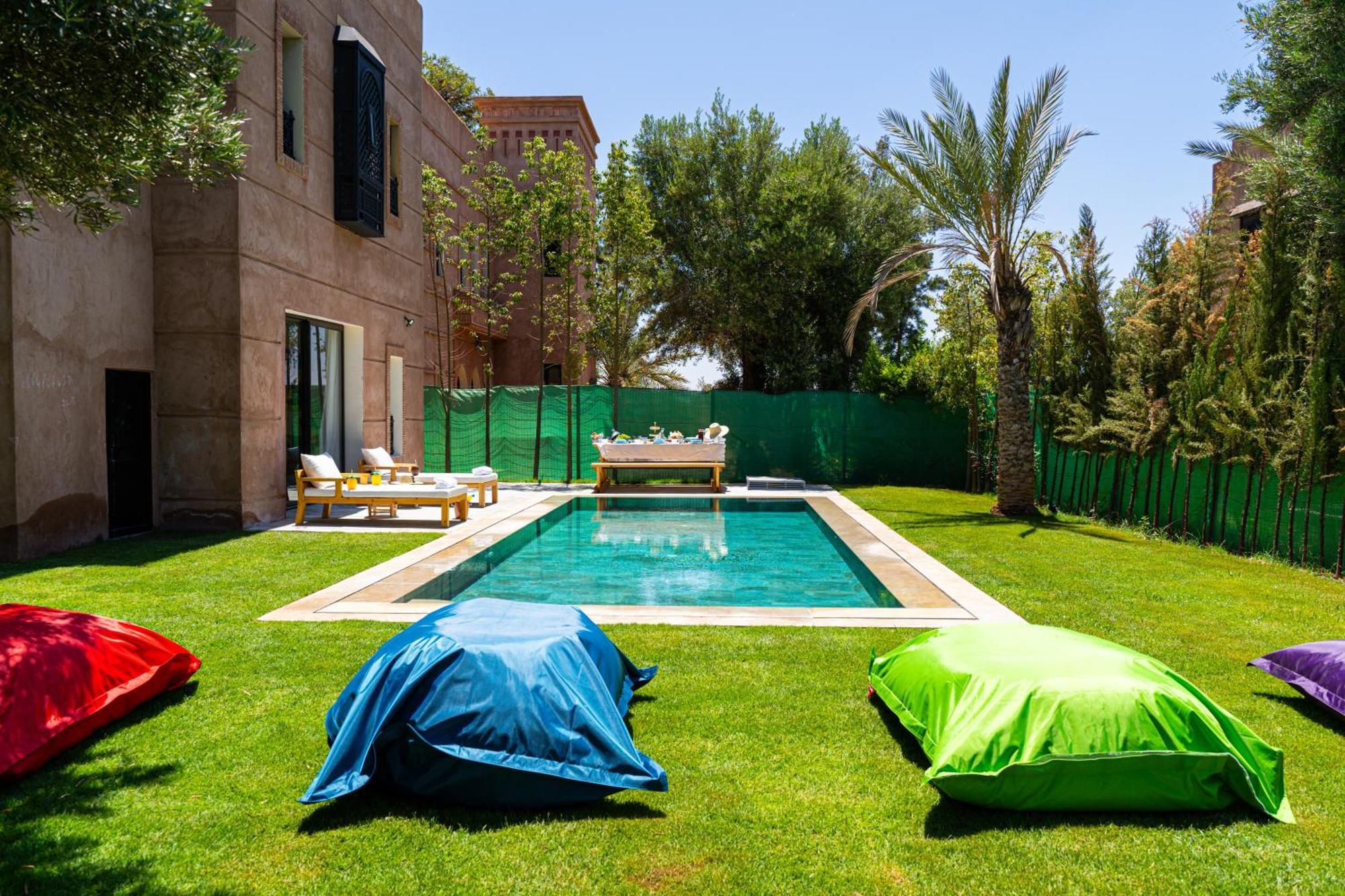 Villa Oasis Private Pool Secure Complex Marrakesh Bagian luar foto