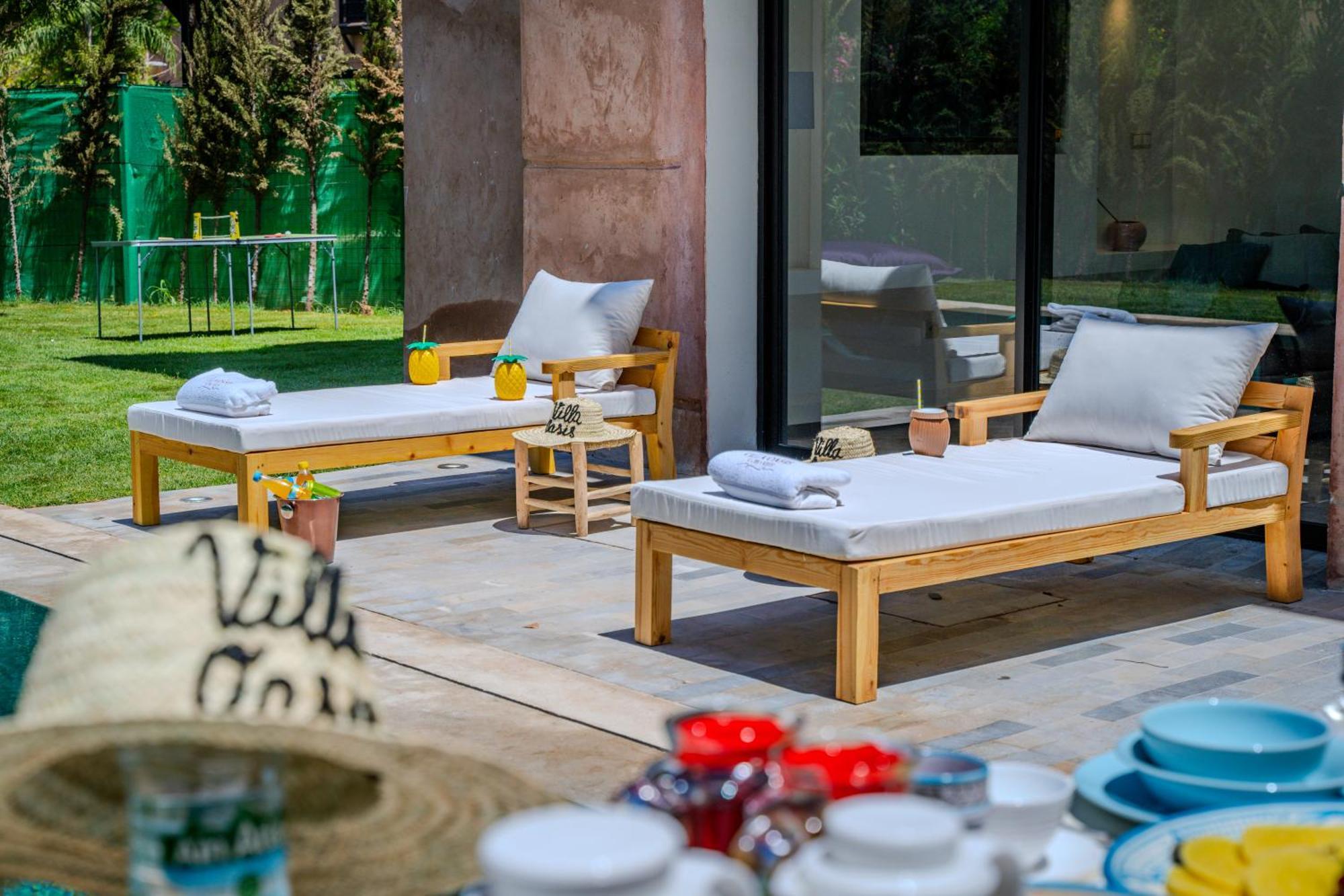 Villa Oasis Private Pool Secure Complex Marrakesh Bagian luar foto