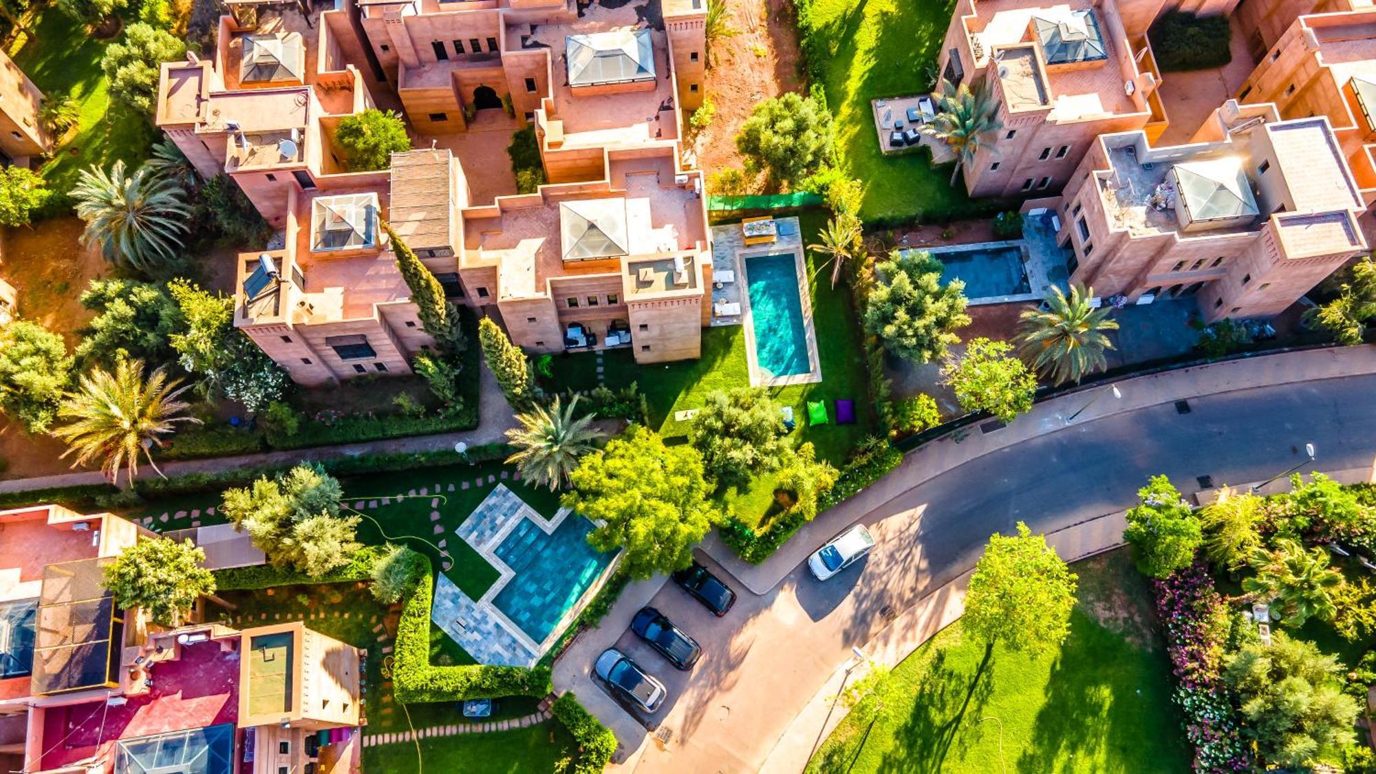 Villa Oasis Private Pool Secure Complex Marrakesh Bagian luar foto